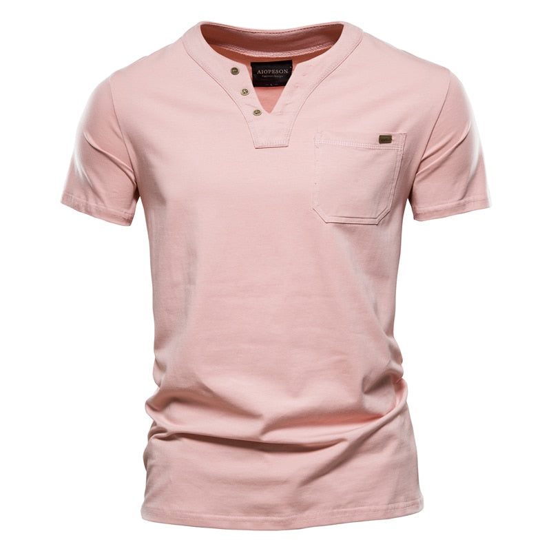 Camiseta Casual Clássica de Alta Qualidade Demian