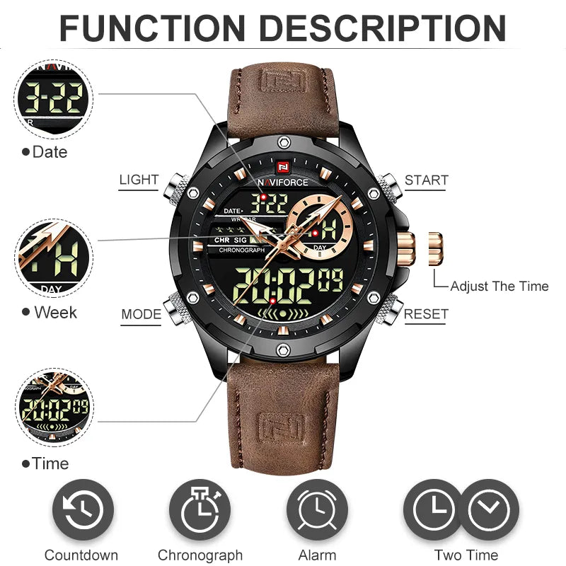 Relógio Militar Masculino NAVIFORCE
