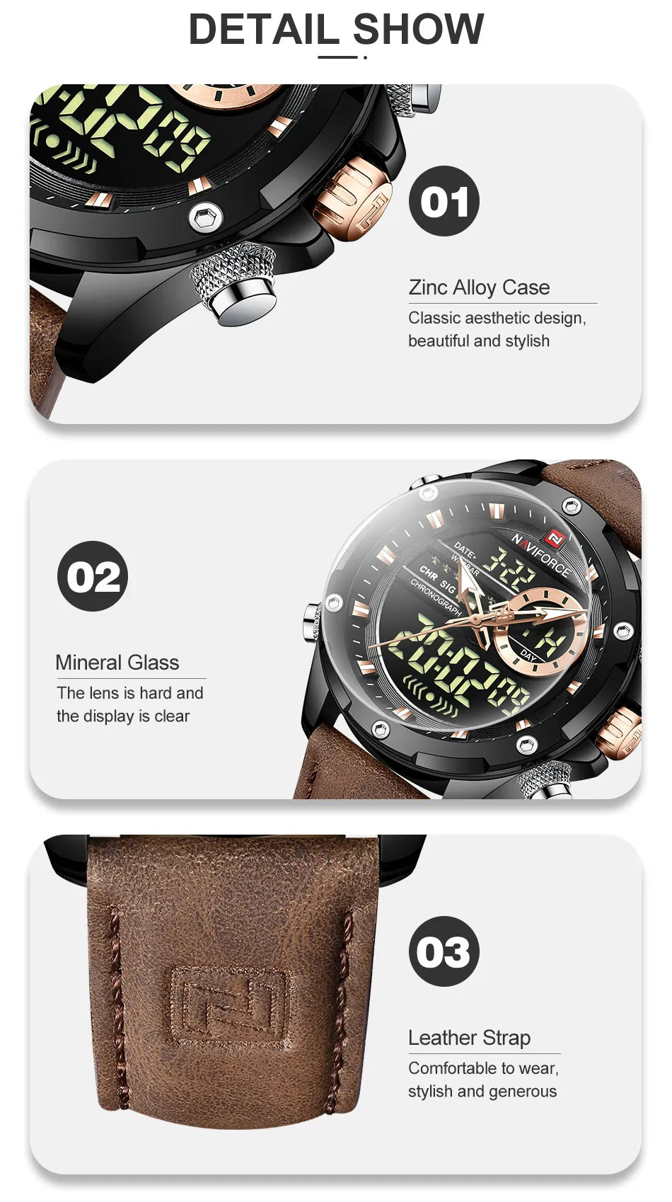 Relógio Militar Masculino NAVIFORCE