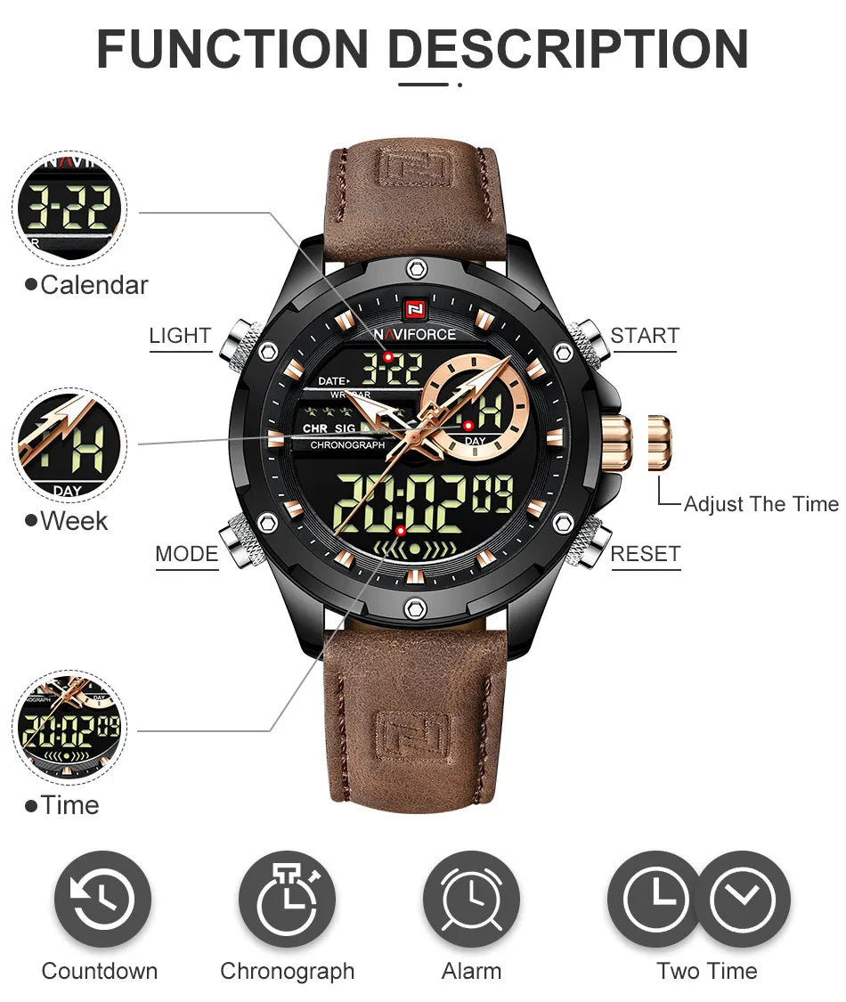 Relógio Militar Masculino NAVIFORCE