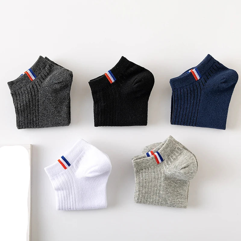5 Pares de Meias Premium Algodão - Design Europeu