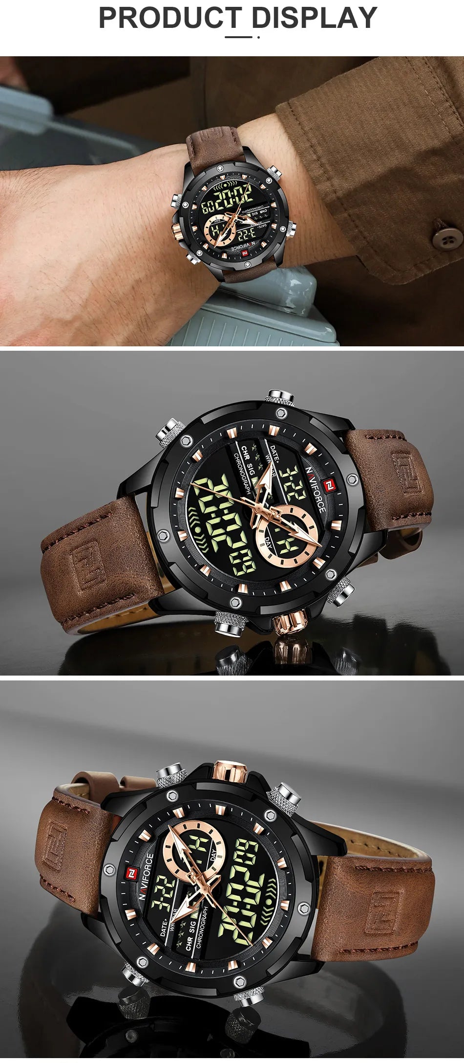Relógio Militar Masculino NAVIFORCE